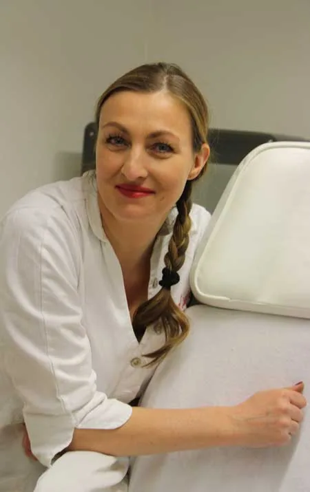 Bettina Müller, Inhaberin von Permablading
